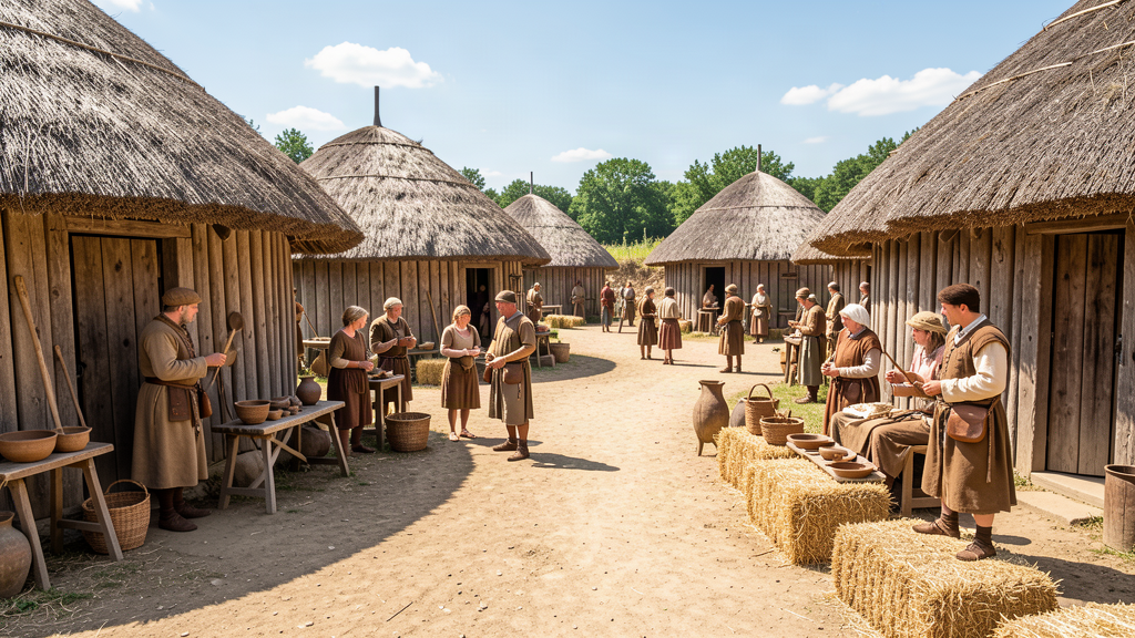 Village gaulois reconstitué